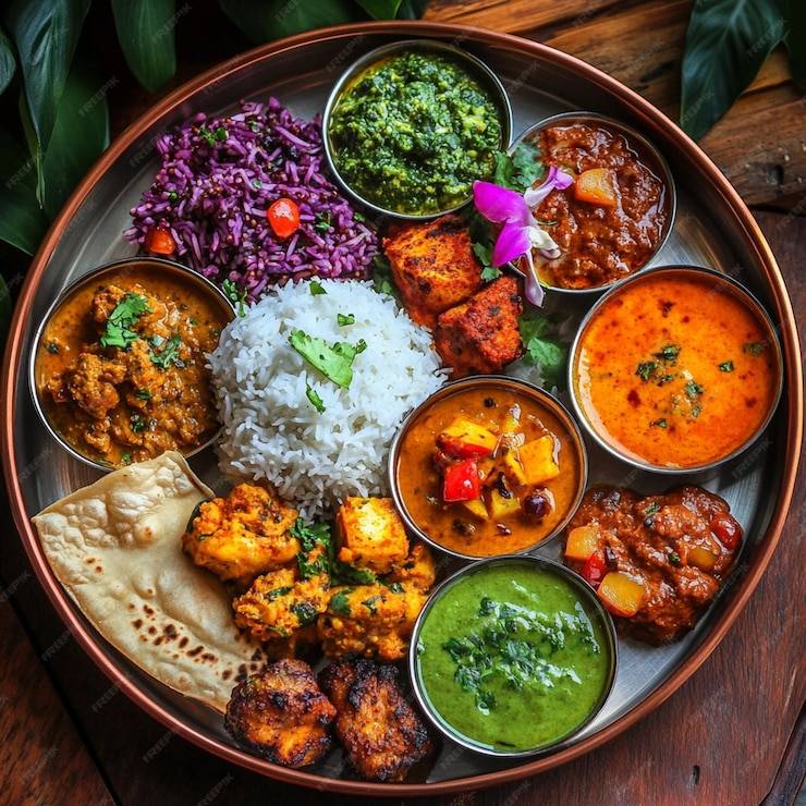 indian feast cuisine
